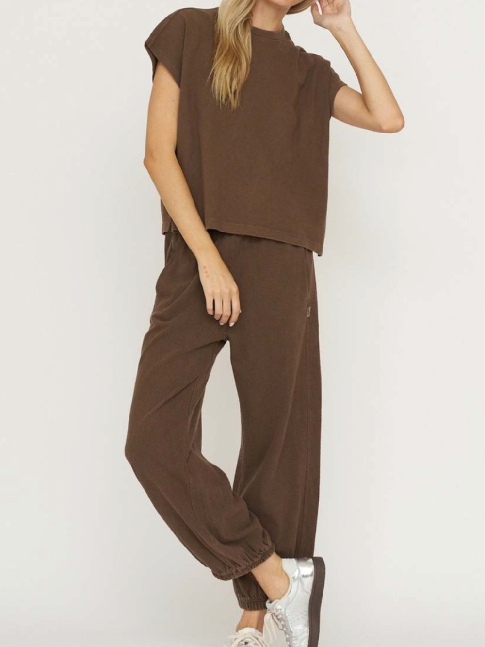 Le Bon Shoppe Balloon Pant, Medium, Chocolate color - Picture 2 of 6